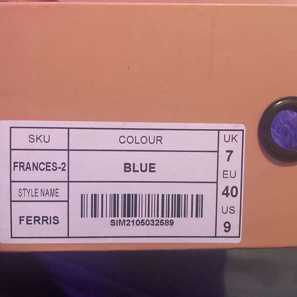 Baby blue heels - Picture 4 of 5